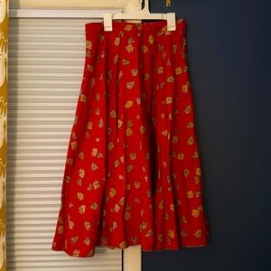 Free People Floral Skirt